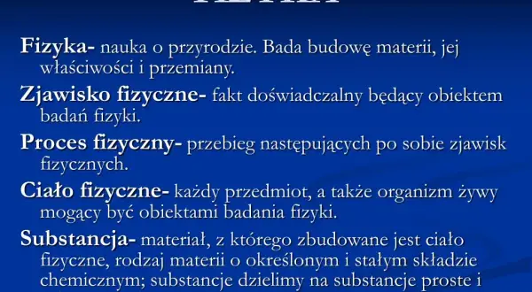 Co to jest zjawisko fizyczne? Prosta definicja i przykłady z życia